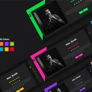Mavi - Modèle de site Web React pour portfolio personnel