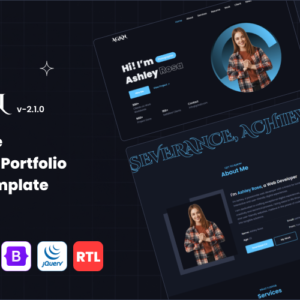 AGKN - Modèle HTML de portfolio personnel