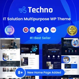 Techno - Thème WordPress pour consultants en technologies de l'information et en affaires