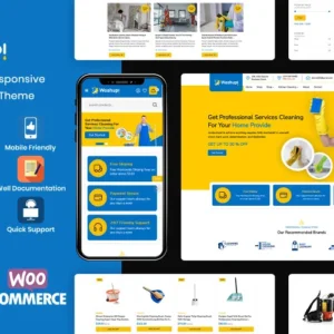 Washup - Thème WooCommerce pour le nettoyage de la maison et les outils de nettoyage essentiels