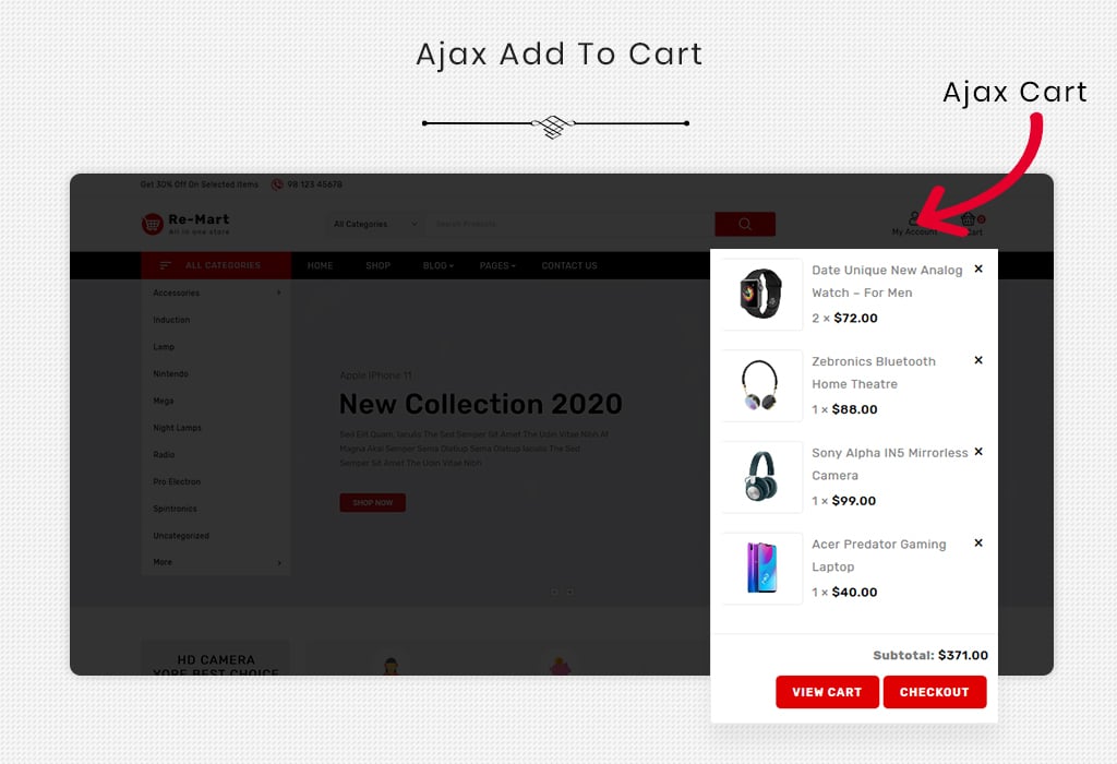 Remart – Thème WooCommerce pour boutique électronique polyvalente