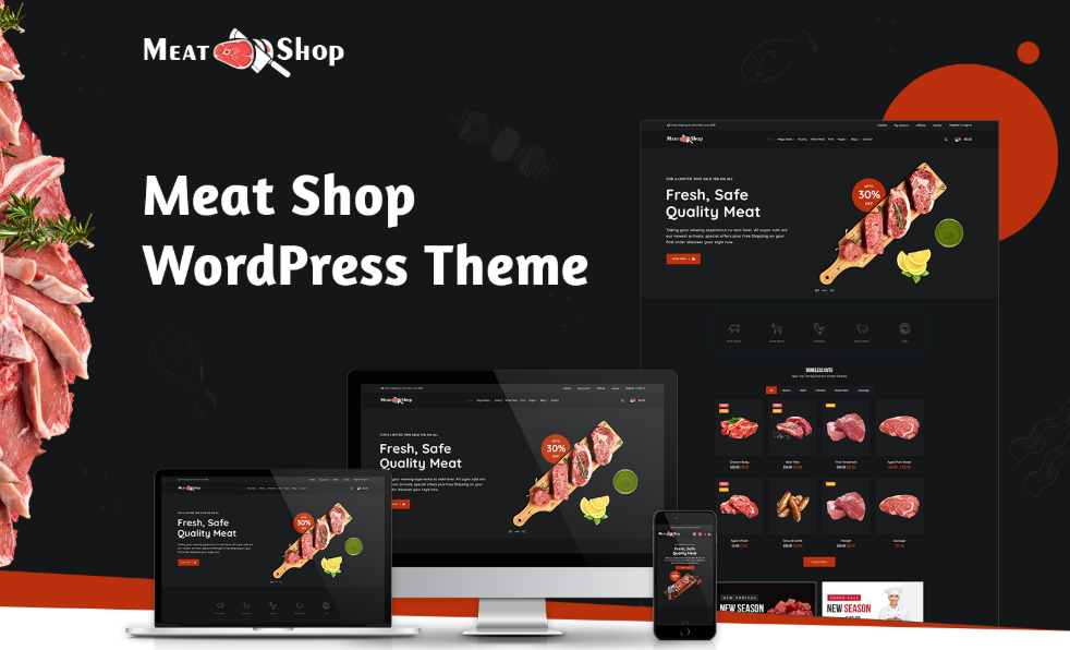 Thème WooCommerce pour boucherie avec générateur de contenu IA