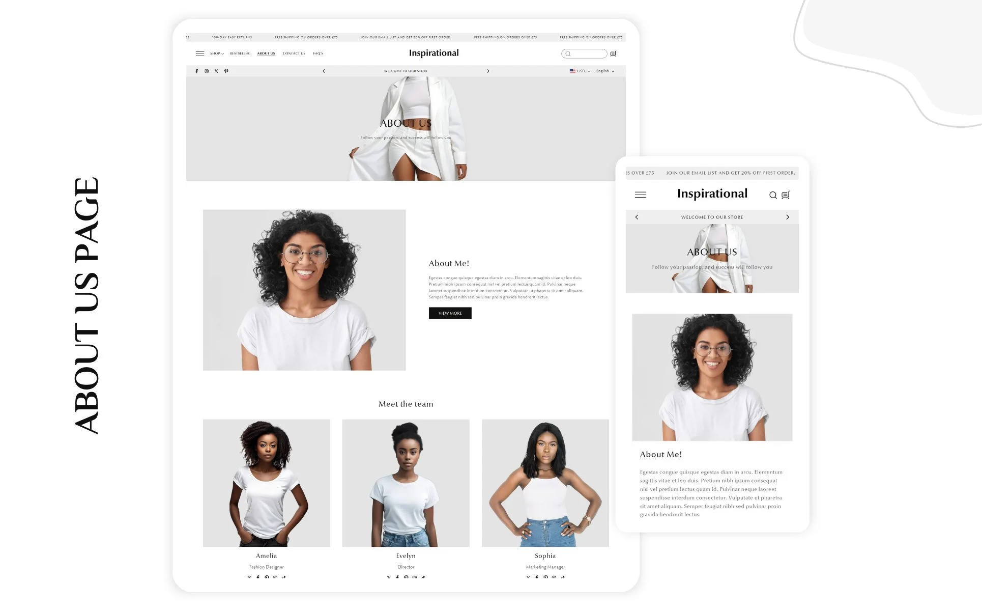 Meilleures inspirations mode – Thèmes mode Shopify | Thème Shopify 2.0