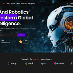 Aitect - Thème WordPress Intelligence Artificielle et Technologie Thème WordPress
