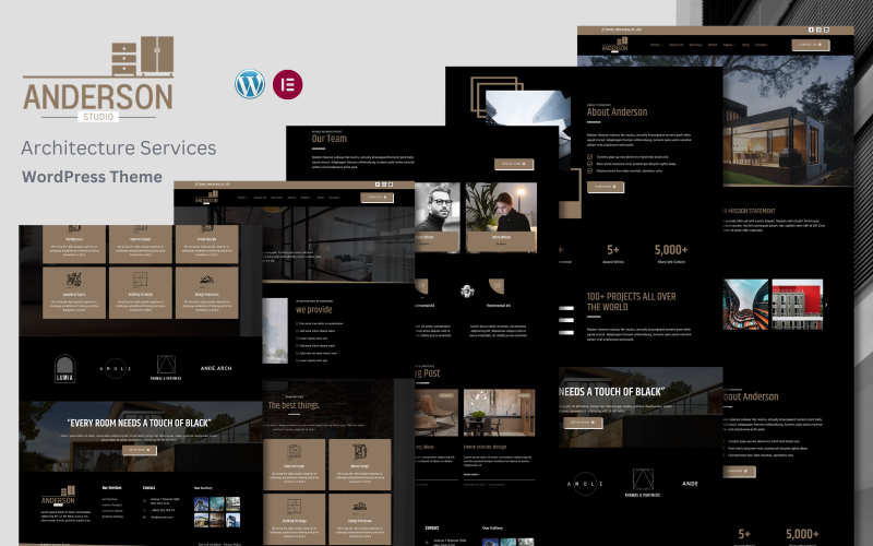 Anderson – Architecture Studio & Portfolio WordPress Theme