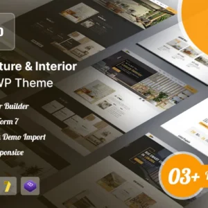 Thème WordPress pour l'architecture et la décoration d'intérieur