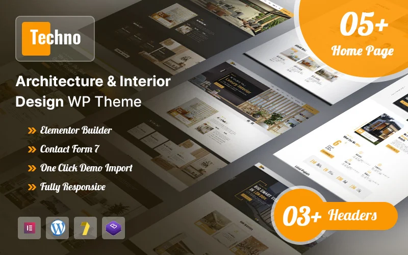 Thème WordPress pour l’architecture et la décoration d’intérieur