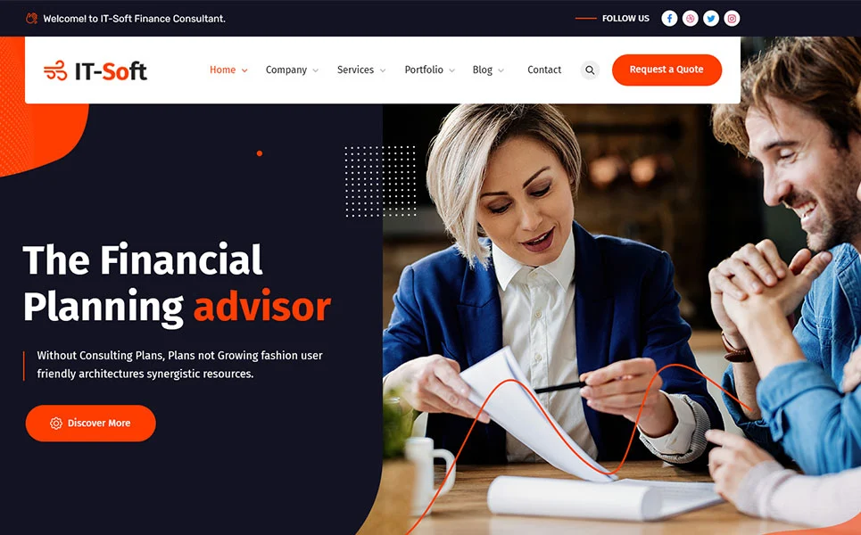 IT-Soft – Thème WordPress pour solutions informatiques et conseil aux entreprises