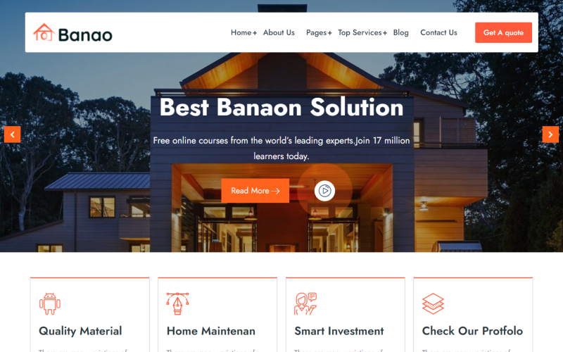 Banao – Thème WordPress pour l’immobilier