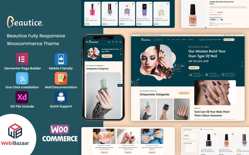 Beautice – Thème WooCommerce pour la beauté et les cosmétiques