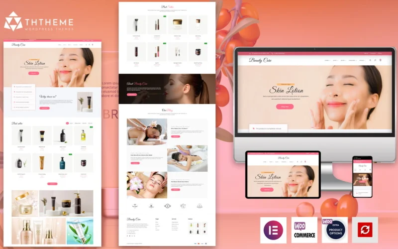 Soins de beauté – Le thème WordPress Elementor Cosmetic & Spa Thème WordPress