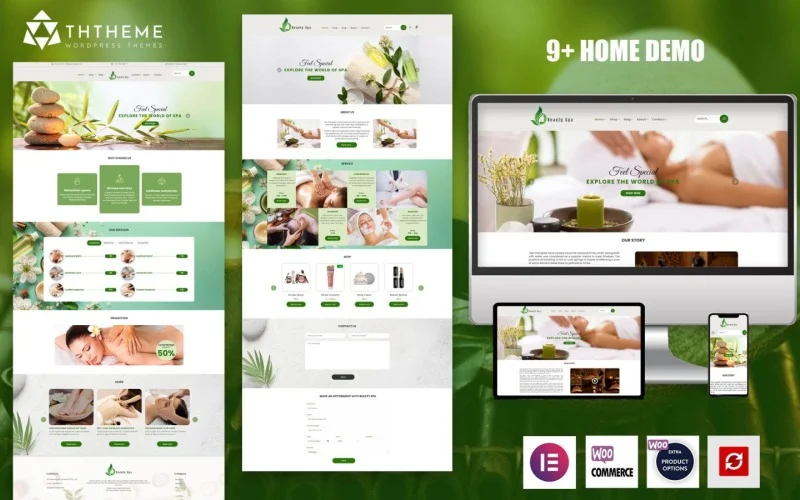Beauty Spa – Le thème WordPress Elementor Spa & Massage Salon Thème WordPress