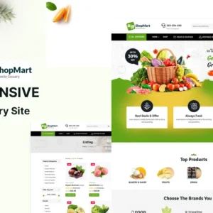 Bigshopmart - Modèle de site Web HTML5 pour épicerie en ligne