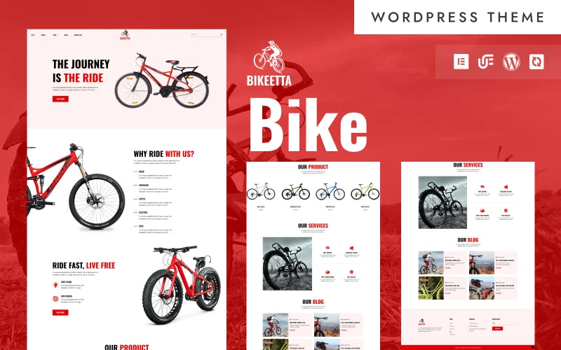 Bikeetta – Thème WooCommerce Elementor pour magasin de vélos haut de gamme