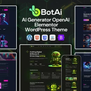 BotAi - Thème WordPress pour agences et technologies d'IA