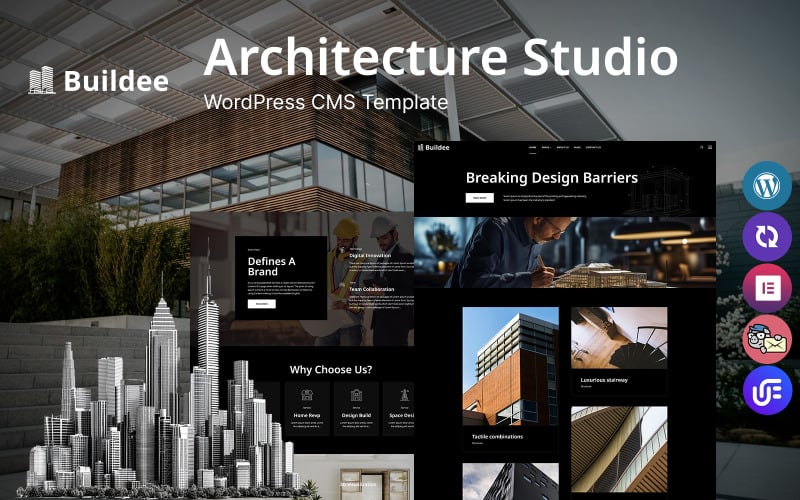 Buildee – Thème WordPress pour studio d’architecture