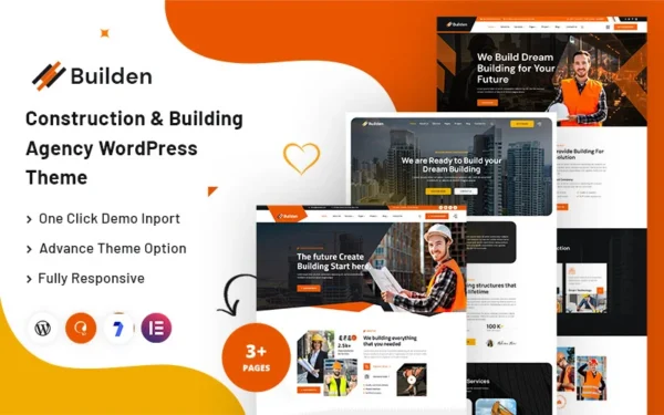 Builden - Thème WordPress polyvalent et de construction