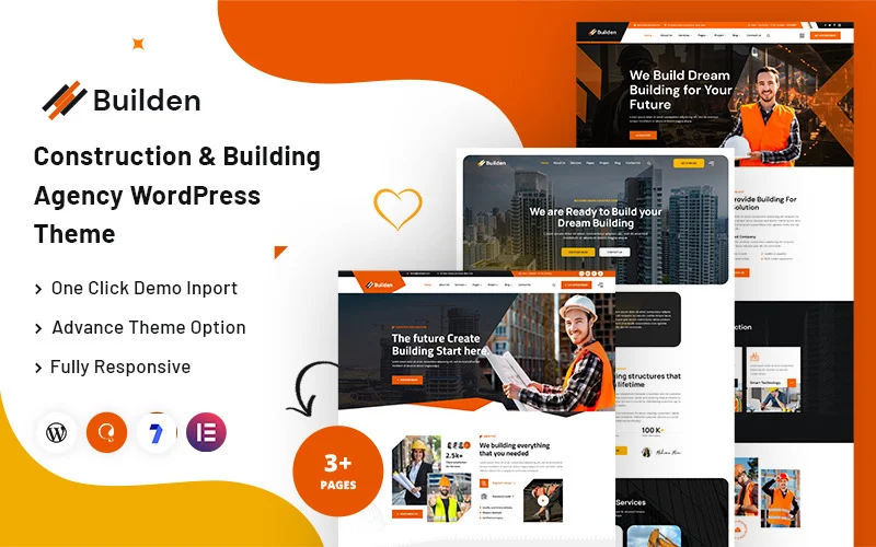 Builden – Thème WordPress polyvalent et de construction
