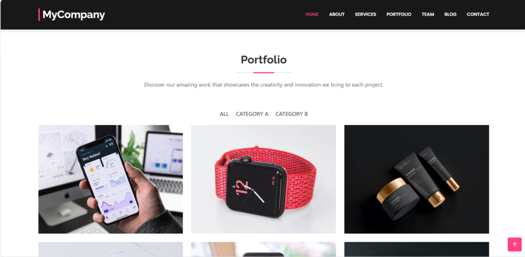 TechPort – Modèle de site web moderne Angular 18 pour startups et portfolios informatiques