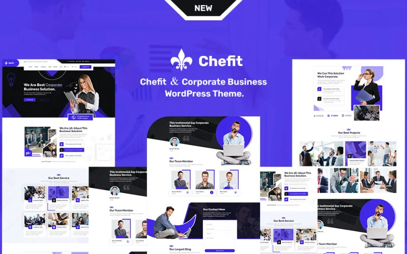 Thème WordPress réactif pour entreprises et entreprises