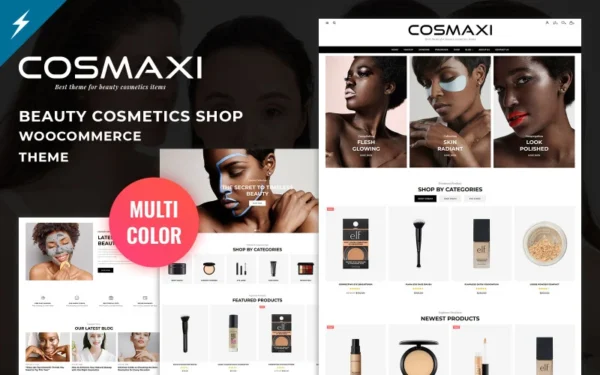 Cosmaxi - Thème WooCommerce pour boutique de beauté et de cosmétiques