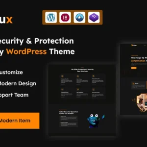 Crux – Thème WordPress pour entreprises de services et de protection en cybersécurité