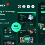 Cybeax – Thème WordPress pour la protection de la cybersécurité et l'IA