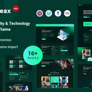 Cybeax – Thème WordPress pour la protection de la cybersécurité et l'IA