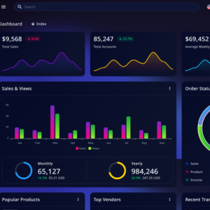 Modèle de tableau de bord d'administration Bootstrap 5 | Modèle d'administration