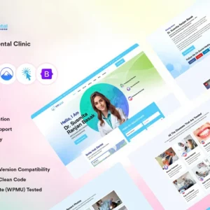 Thème WordPress pour dentiste et clinique dentaire.