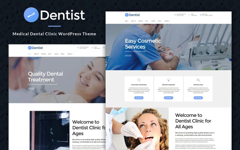 Thème WordPress pour dentiste et clinique dentaire