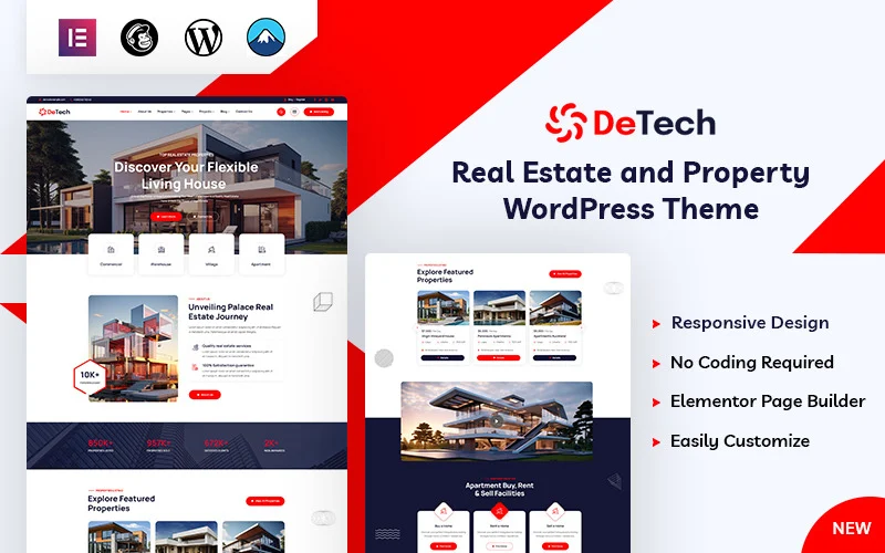 Detech – Thème WordPress pour l’immobilier