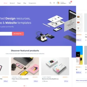 DigiCart - Modèle HTML5 pour site web de produits numériques
