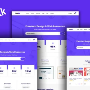 DMARK - Modèle de site Web Bootstrap5 pour la place de marché numérique HTML5