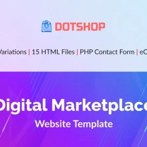 DotShop – Modèle de site Web pour une place de marché numérique