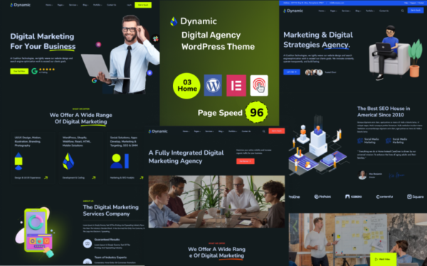 Dynamic - Thème WordPress pour agence numérique