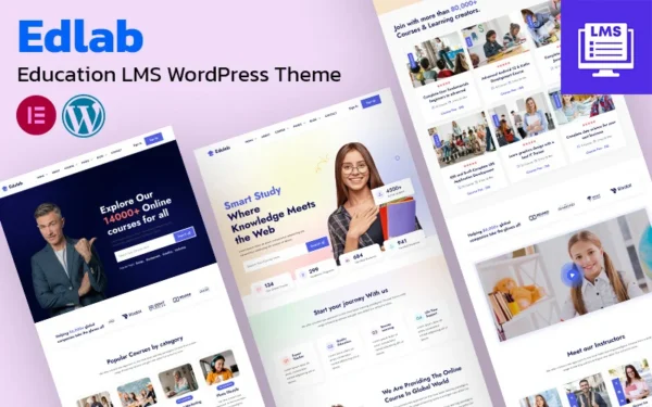 Edlab - Thème WordPress pour LMS éducatif
