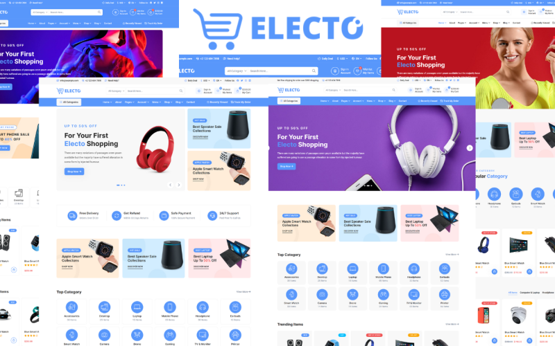 Electo – Modèle HTML5 pour site web de commerce électronique