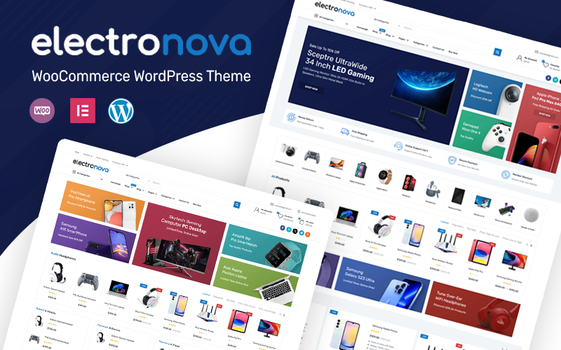 ElectroNova – Thème WordPress WooCommerce Thème WooCommerce