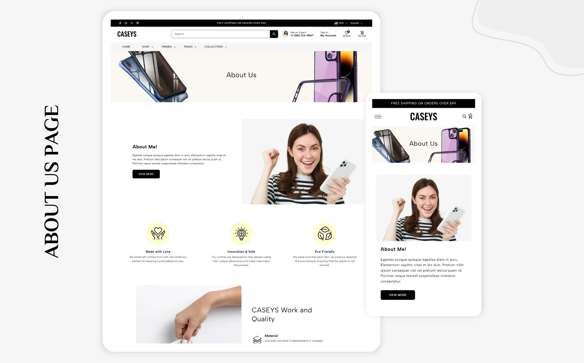 Caseys – Thème Shopify pour la mode tendance | OS 2.0