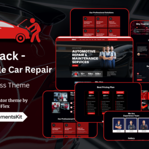 FixTrack – Thème WordPress fiable pour la réparation automobile