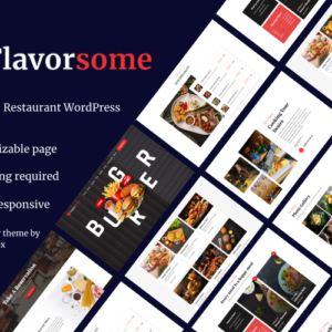 Flavorsome - Thème WordPress pour restaurant