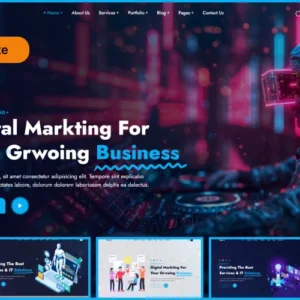 Flex-IT | Modèle de site web réactif HTML5 polyvalent pour services aux entreprises et solutions informatiques