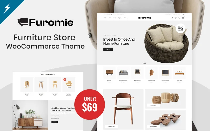 Furomie – Thème WooCommerce pour la décoration et l’ameublement