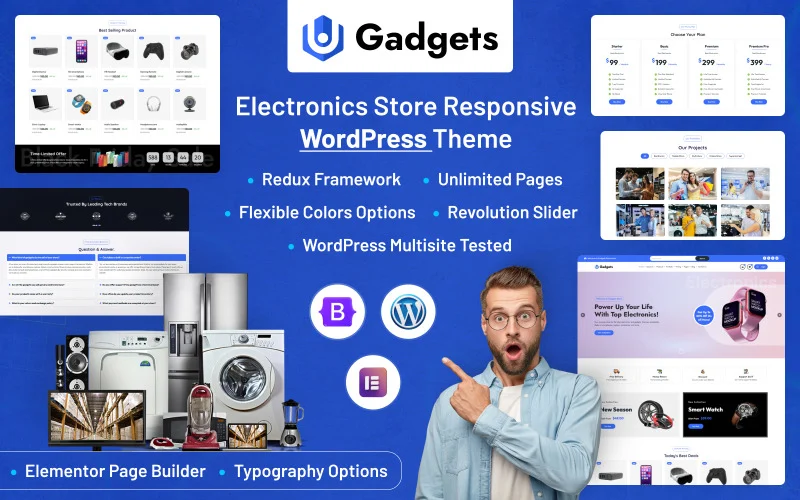 Gadgets – Thème WordPress réactif pour magasin d’électronique