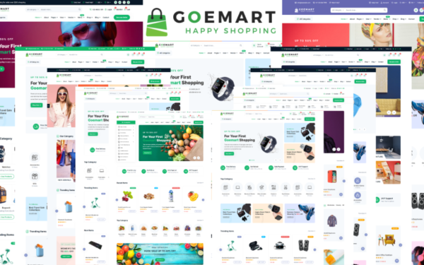 Goemart - Modèle de site Web HTML5 polyvalent pour le commerce électronique