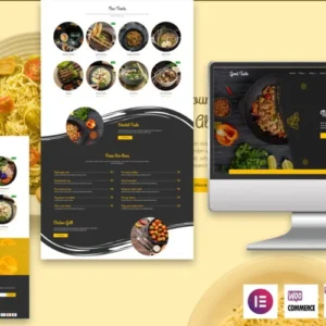 GoodTaste - Le thème WooCommerce du restaurant Elementor Thème WooCommerce