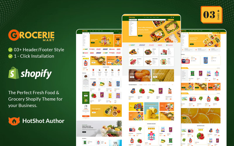 Grocerie Mart – Thème Shopify pour épicerie et produits frais