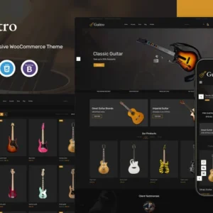 Guitro - Modèle WooCommerce pour la musique Thème WooCommerce