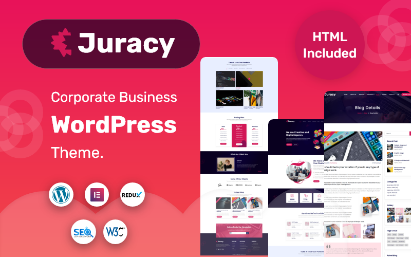 Juracy – Thème WordPress pour entreprises
